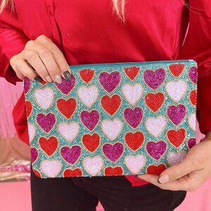 Teal my heart Purse